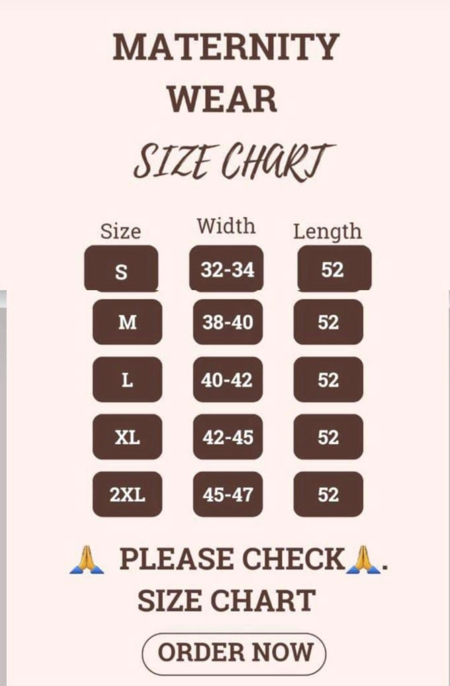 Zipless maternity and feeding wear - Full Length NF