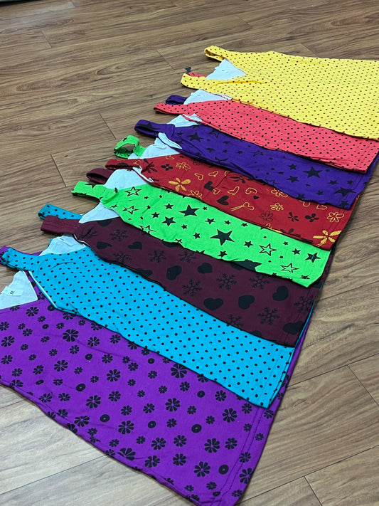 Girls Cotton Frogs 8 pieces 500/-