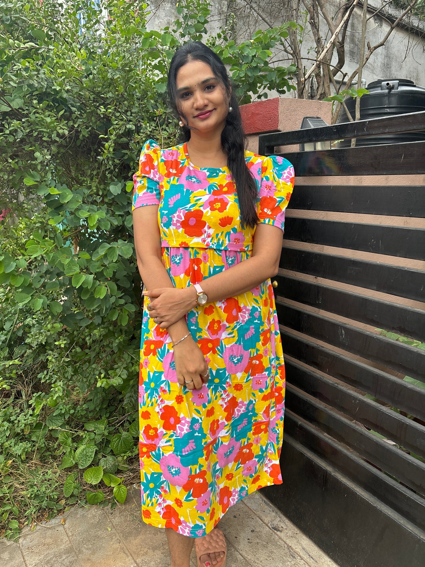 Zipless maternity and feeding wear - ankle length