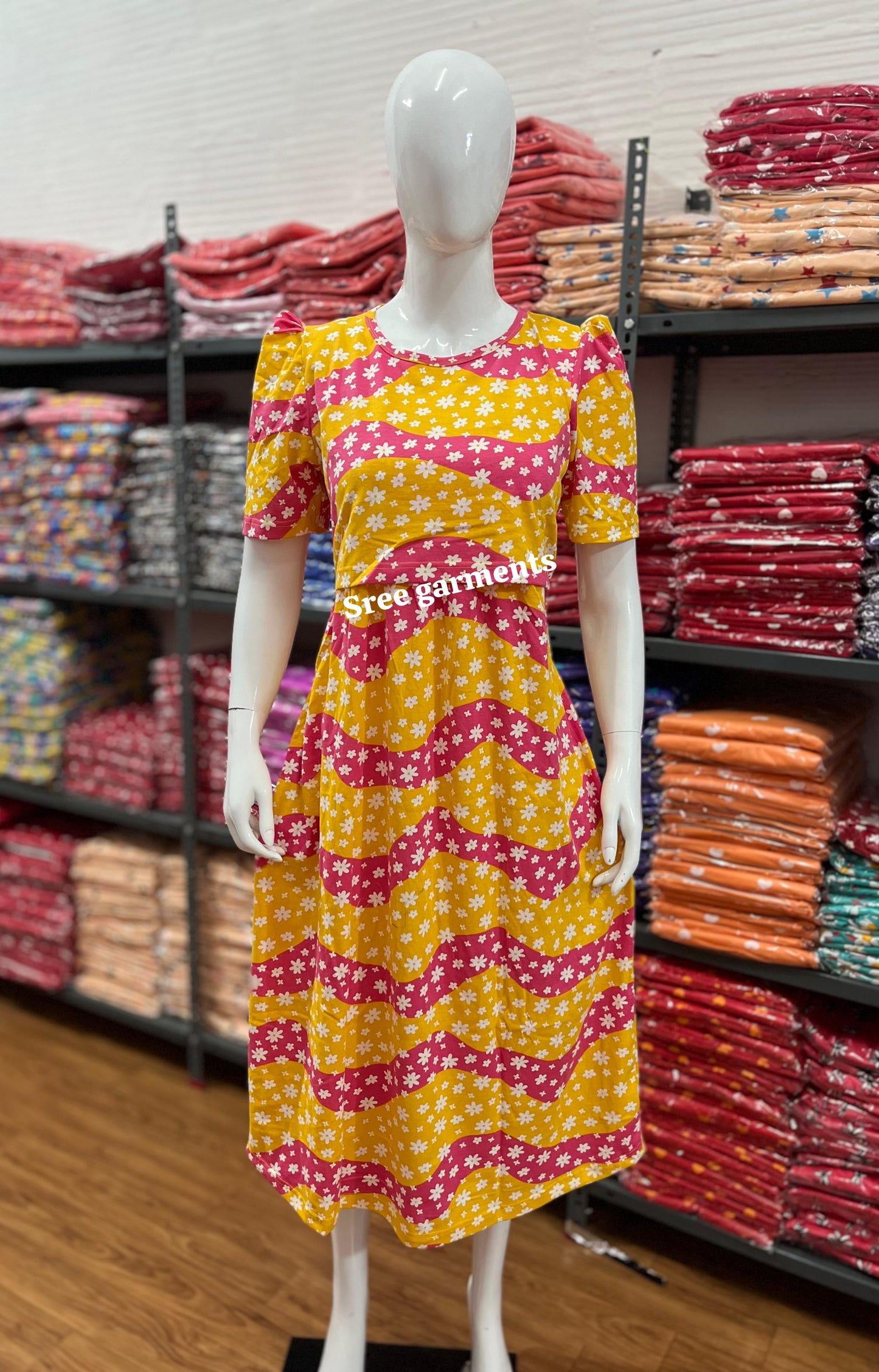 Zipless maternity and feeding wear - ankle length