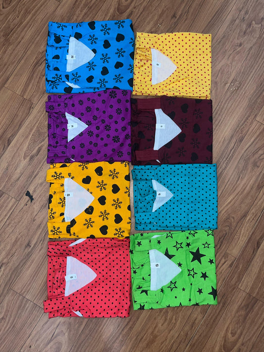 Girls Cotton Frogs 8 pieces 500/-