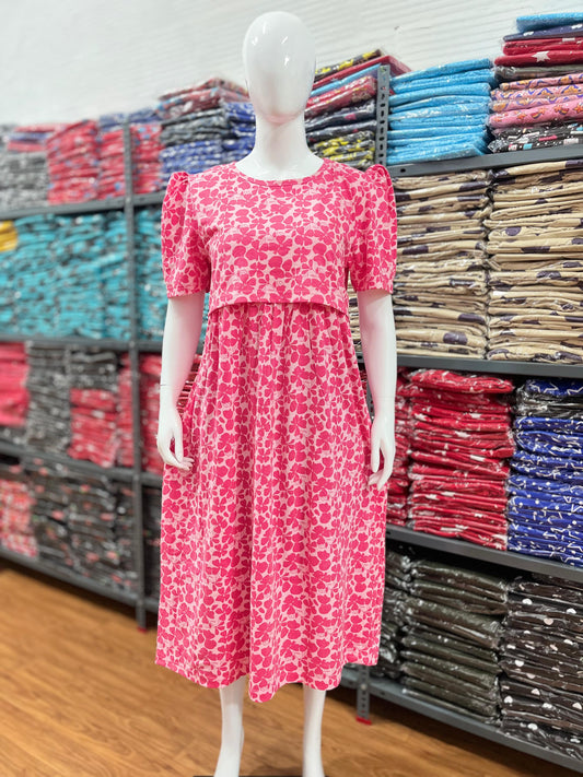 Zipless maternity and feeding wear - ankle length