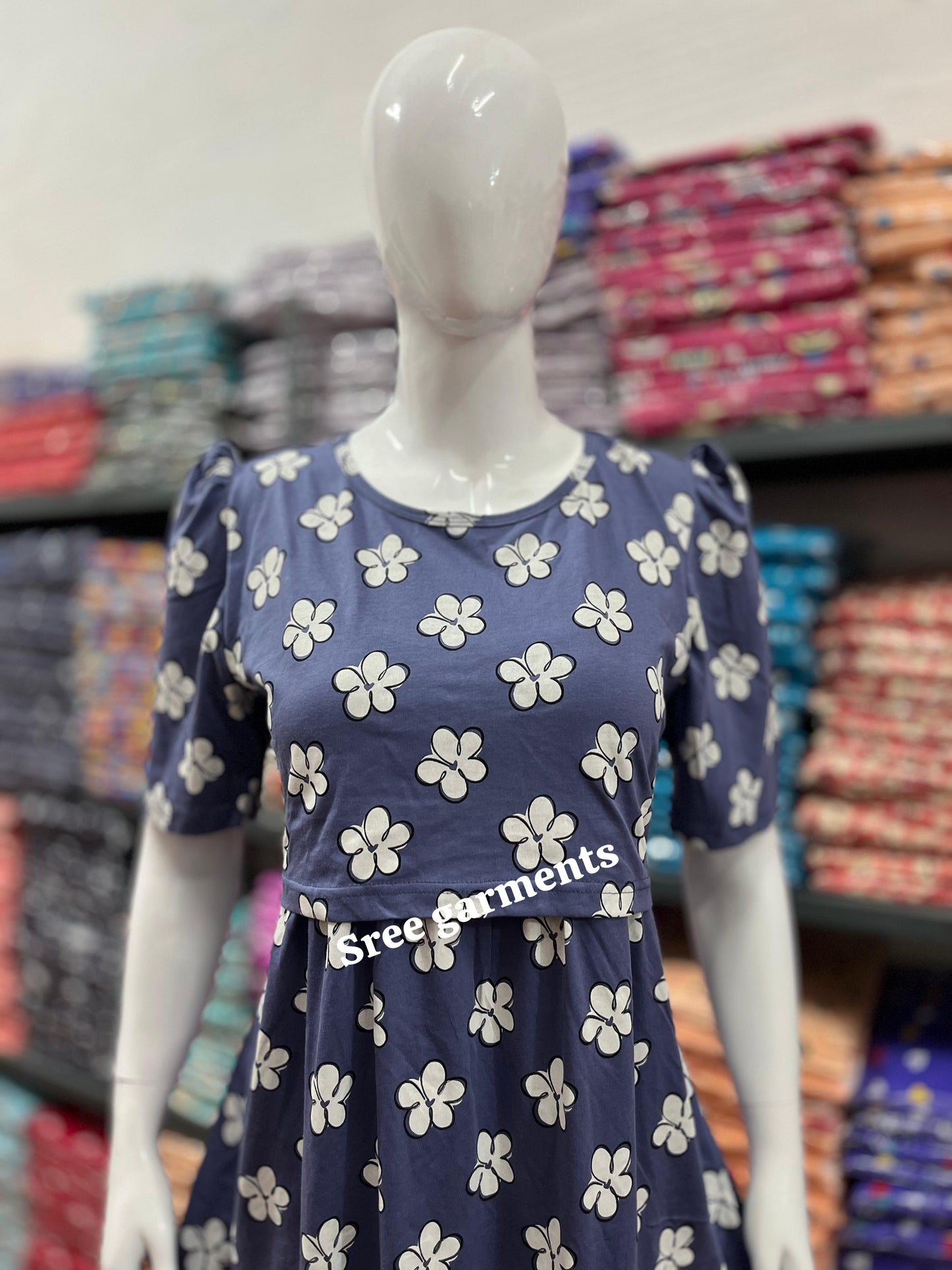 Zipless maternity and feeding wear - ankle length