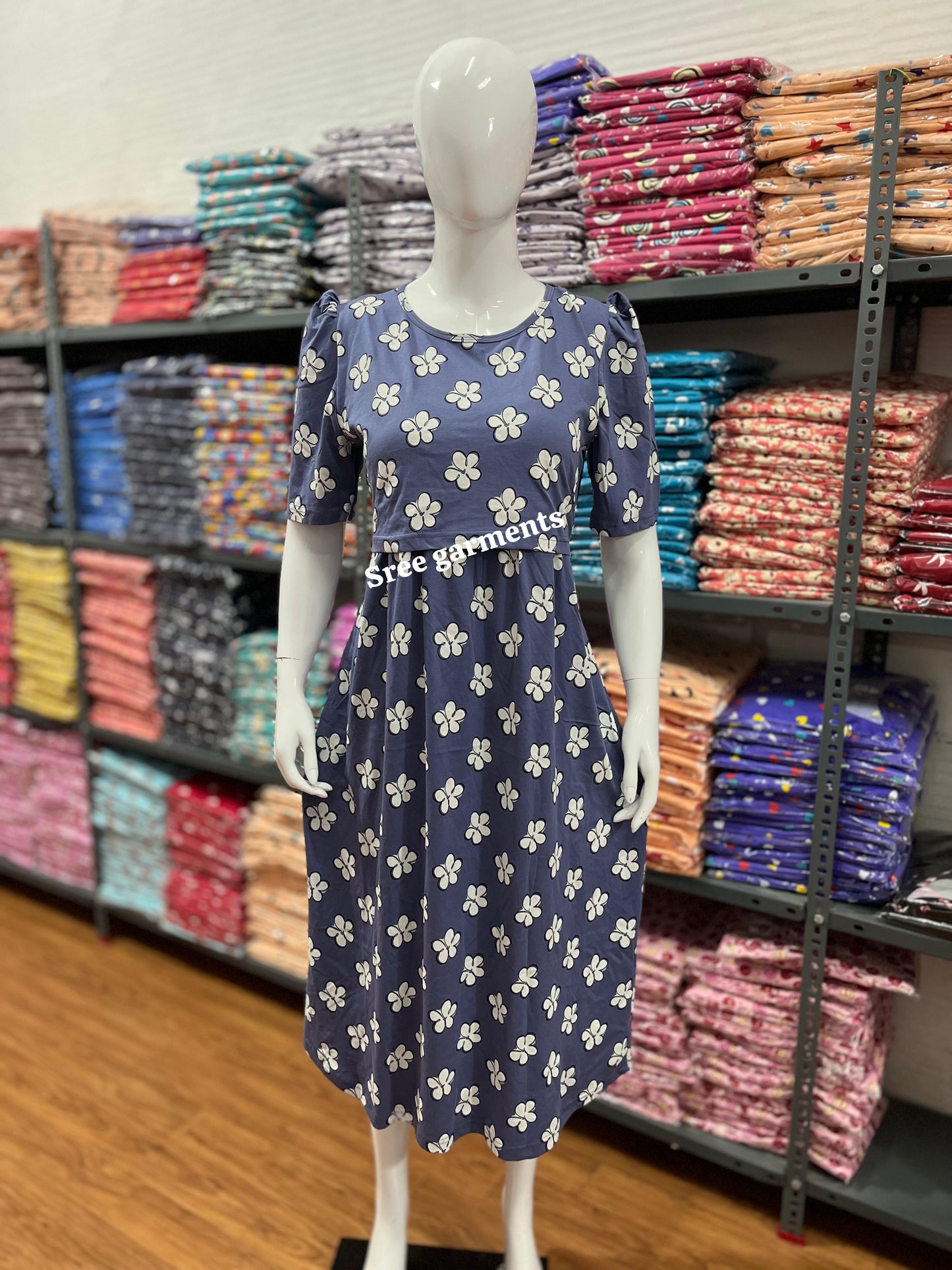 Zipless maternity and feeding wear - ankle length