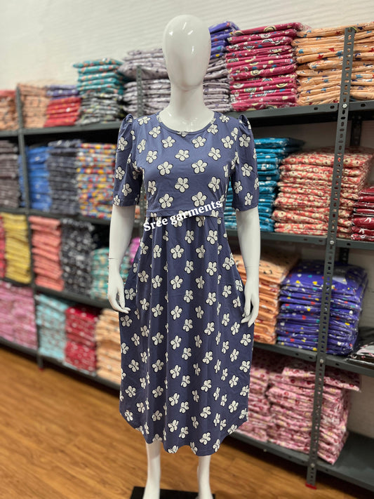 Zipless maternity and feeding wear - ankle length