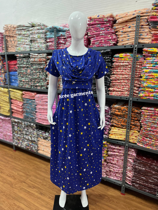 Shawl Type Zipless Maternity Wear Full Length st