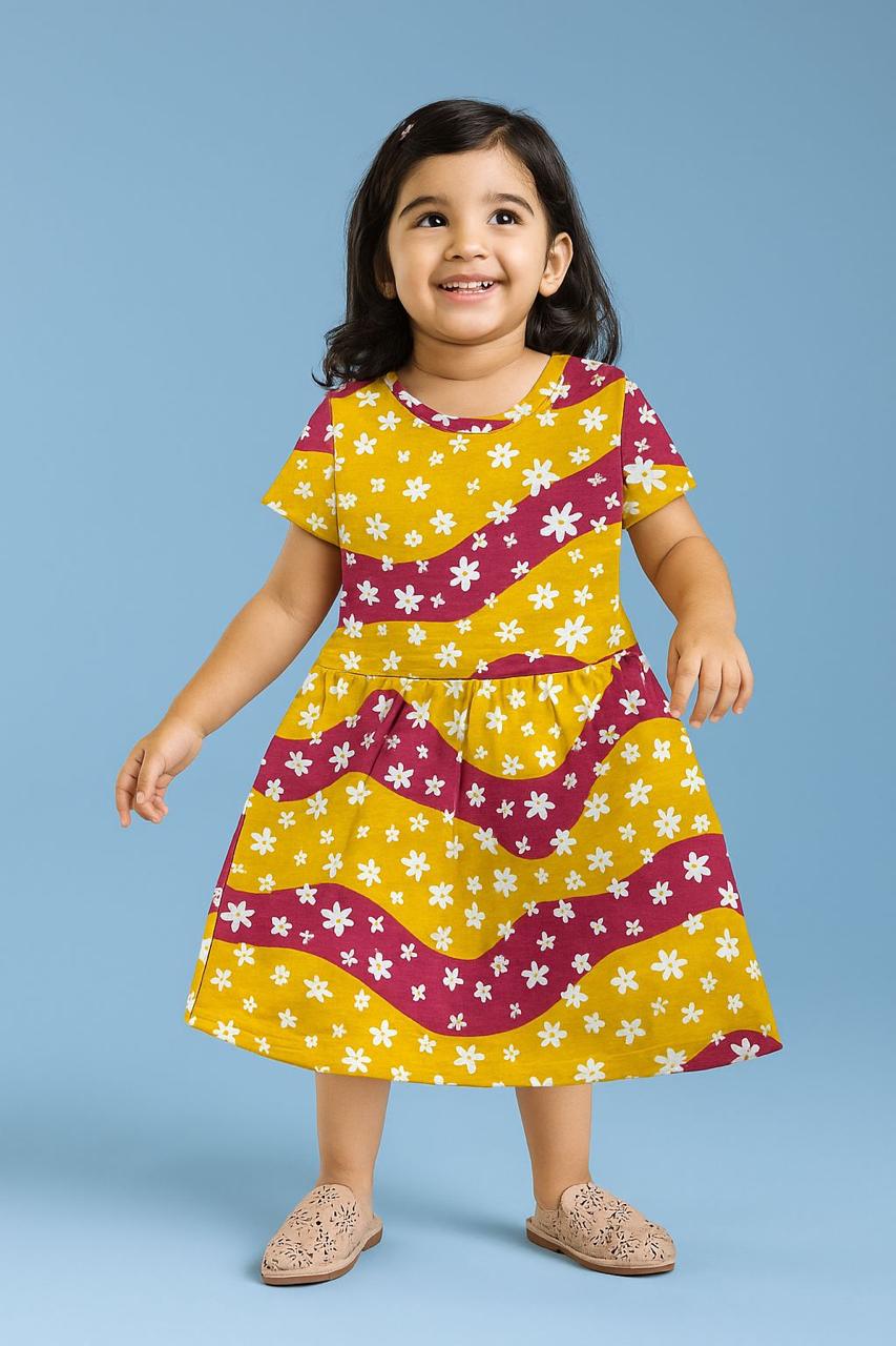 Kids Daily Wear Frock 5 Piece Combo 599/- Only